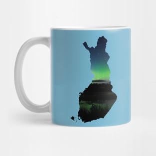 The map of Finland Mug